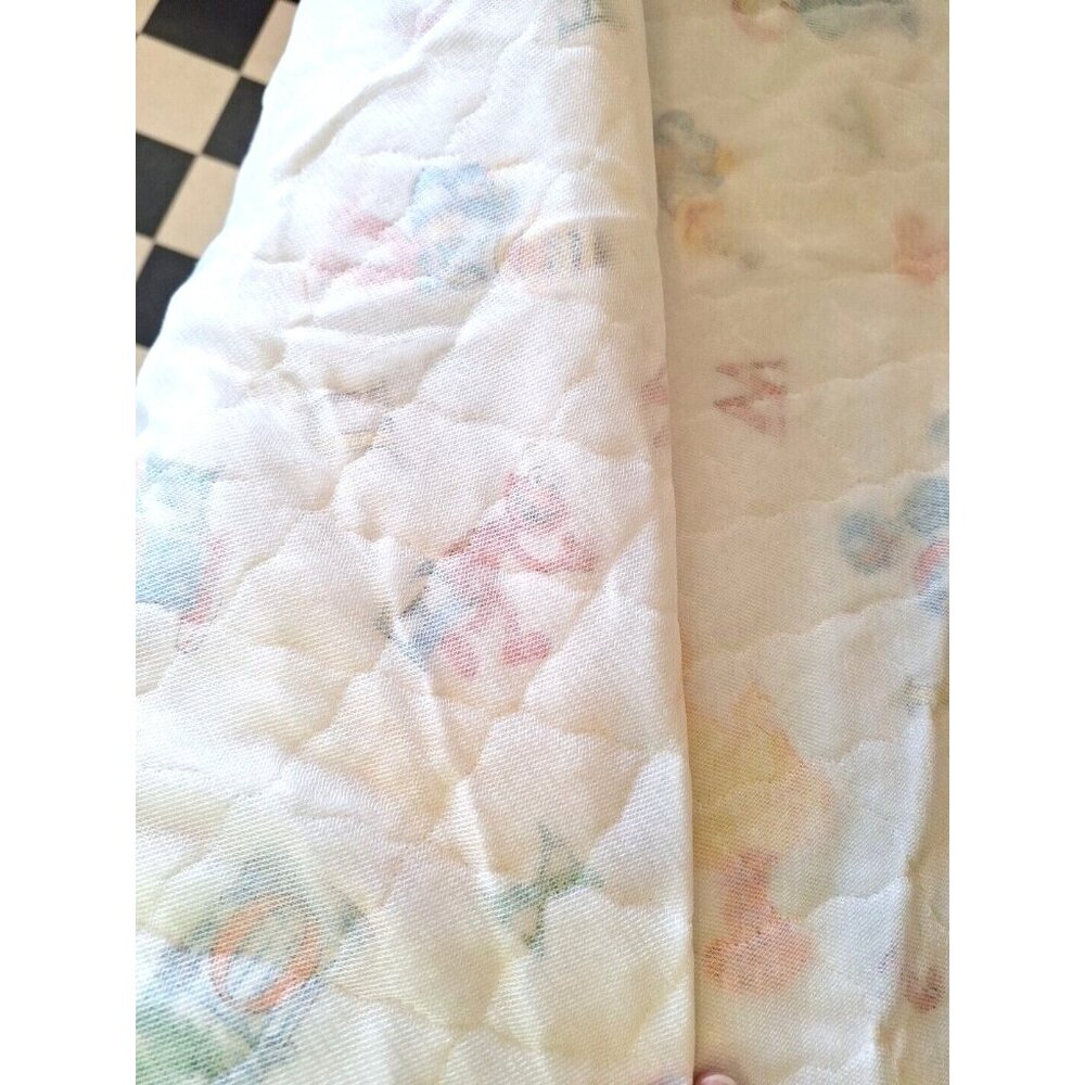 Quilted Sesame Street Comforter Fabric 3 Yards Vintage Alphabet Letters 110"x45" - Picture 7 of 8